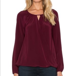 Amanda Uprichard Peasant Top